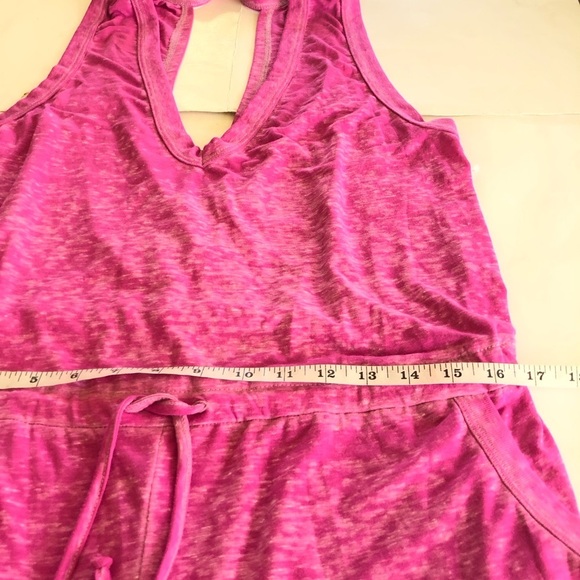 BECCA Woman’s Beach Date Romper V-Neck
Plunge  Back Cutout Beach Cover Up Size M - Picture 13 of 15